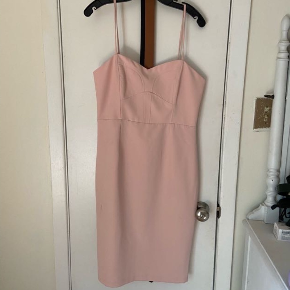 Bardot Pink Midi Dress - Size Medium/US8